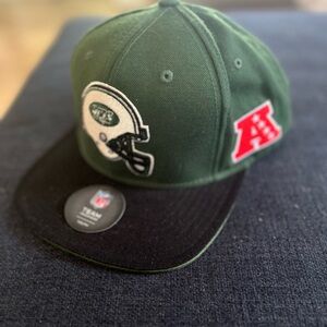 New York Jets Football strap back‎ Adjustable Hat AFC Logo youth NWT